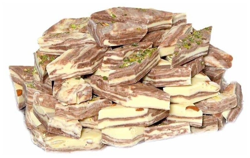 Халва шоколадная "Узбекская" с фисташкой и грецким орехом Abricos, 5кг