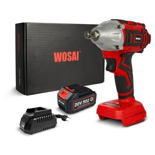 Гайковерт аккумуляторный WOSAI WS-L8 320 Н*м, 20V, 3.0AH / Гайковерт электрический / Гайковерт беспроводной