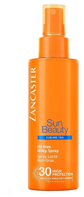 Lancaster Lancaster Sun Beauty солнцезащитное молочко-спрей для тела SPF 30, 150 мл