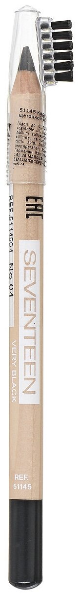 Карандаш для бровей Seventeen Longstay Eye Brow Shaper т.04 1,14 г