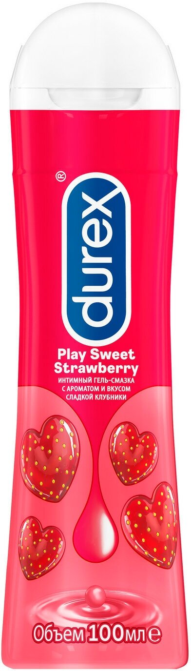 Гель-смазка Play Sweet Strawberry Durex/Дюрекс 100мл Рекитт Бенкизер Хелскэар ЮК Лтд - фото №16