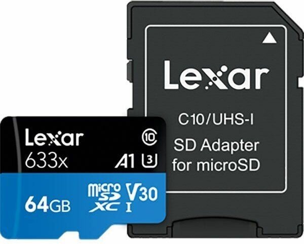 MicroSD Lexar 633x