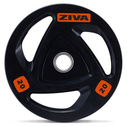 Диск ZIVA серии ZVO резиновое покрытие 25 кг