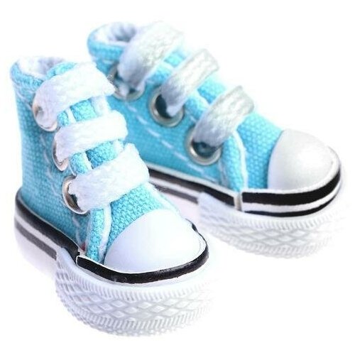 Кеды для кукол длина подошвы 38 см цвет голубой 850₽