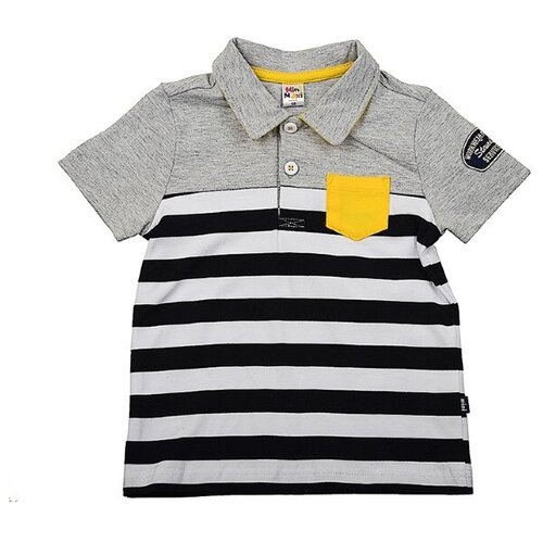 фото Футболка mini maxi 1778, цвет серый, размер 110