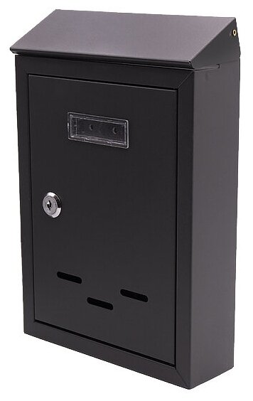 Почтовый ящик MASTER LOCK K-313S цвет: черный / почтовый ящик металлический/ почтовый ящик с замком/ ящик почтовый/ почтовый ящик с замком уличный - фотография № 1