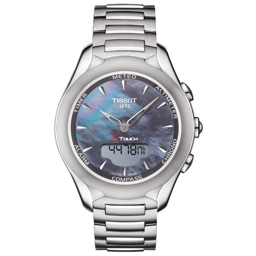 Наручные часы TISSOT T075.220.11.101.01, серебряный, черный