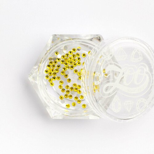 Zoo Nail Art 1102 Стразы стеклянные Citrine SS3 (1,3 мм) 100 шт