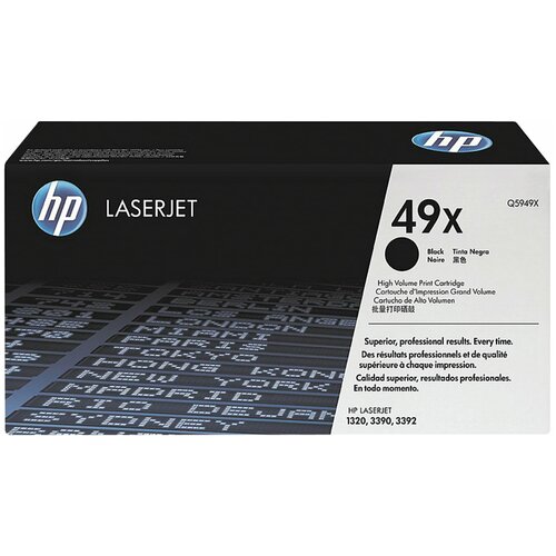 Картридж Q5949X (№49X) Black для принтера HP LaserJet 3390; 3392 картридж лазерный nv print nv q5949x для hp laserjet 1320 3390 3392 ресурс 6000 стр
