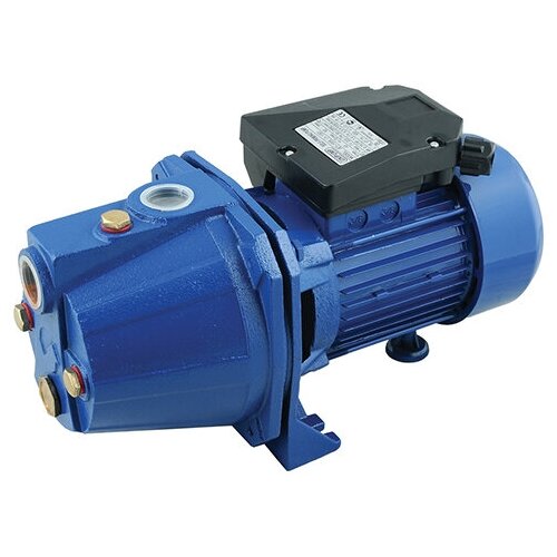 Насос центробежный UNIPUMP JET 100S - 0,75 кВт (однофазный, Hmax 43 м, Qmax 60 л/мин) насос вихревой unipump qb 60 0 37 квт однофазный hmax 35 м qmax 30 л мин