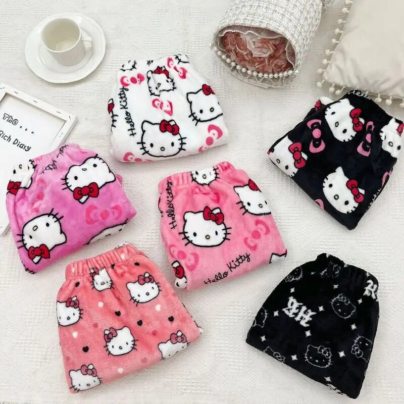 Пижамные брюки Sanrio Hello Kitty женские фланелевые — фото 1
