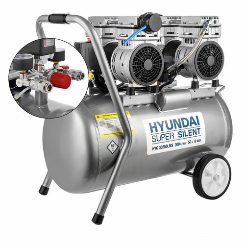 Компрессор поршневой Hyundai HYC 30250LMS безмасляный
