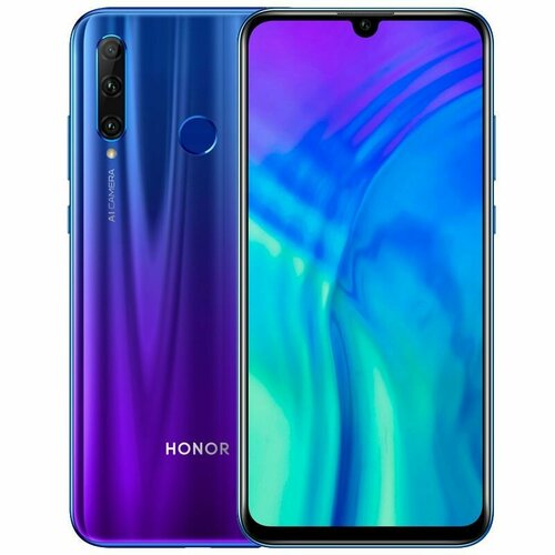 Смартфон HONOR 20i 6/64, Global, Dual Sim, Синий, blue синий