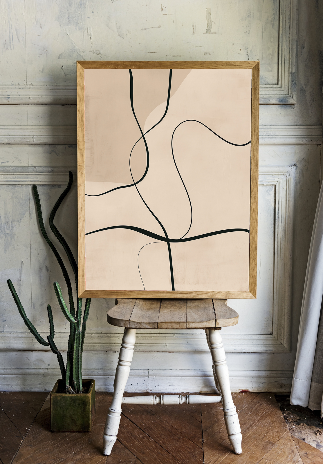 Постер "Линии спокойствия" 50x70 без рамы