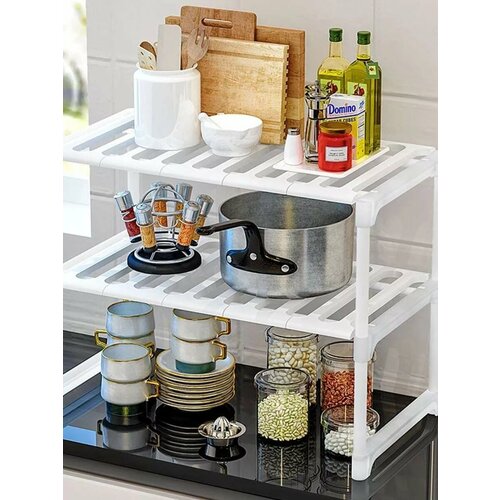 Раздвижная полка под раковину