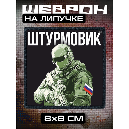 Шеврон на липучке Штурмовик 330₽