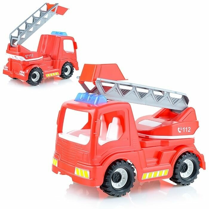 Пожарная машина Стром "Батыр" красная пластик (У951)