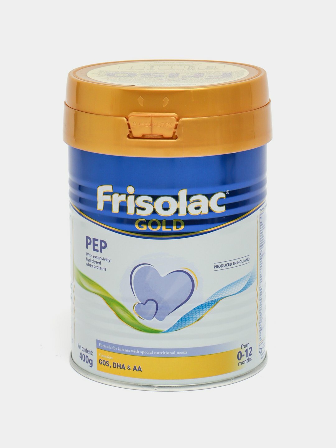 Детская смесь Frisolac "Gold Pep", гидролизат, от 0 до 12 мес, сухая