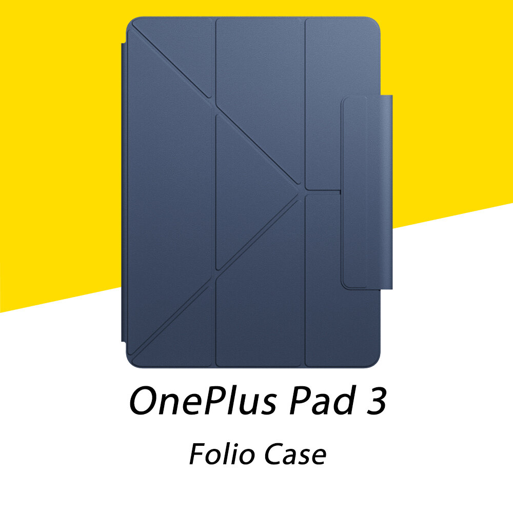 Чехол-фолио ONEPLUS Pad 3 Folio Case, для планшета, функция подставки, голубой