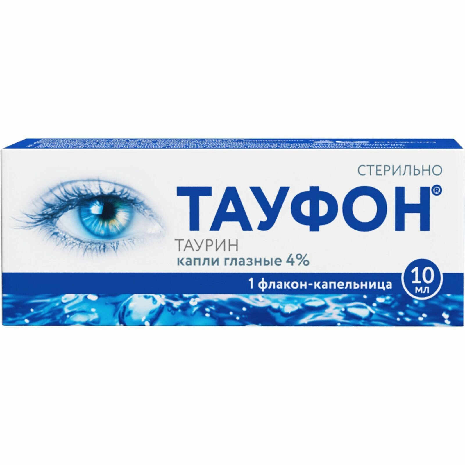 Тауфон, капли глазные 4%, 10 мл