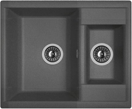 Кухонная мойка Dr.Gans Астра 620К 25.065. D0620.411 62x51 см графит