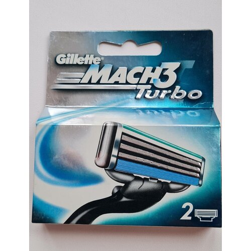 Gillette Mach3 Turbo Сменные Кассеты 2 шт.