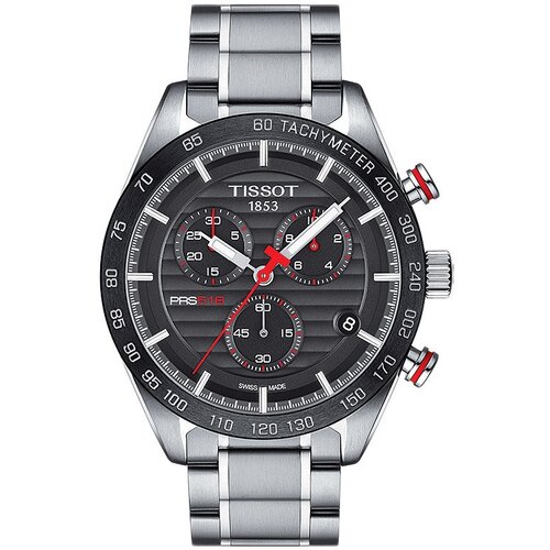 Наручные часы TISSOT Наручные часы Tissot T021.044.91. T-Sport. PRS 516 T100.417.11.051.01, серебряный, черный