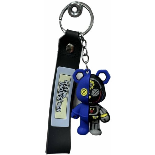 Брелок, синий, черный