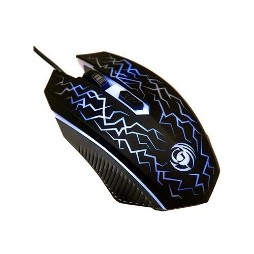 Dialog Мышь MGK-08U Gan-Kata - игровая 4 кнопки ролик 7-ми цветная подсветка USB черная 58000₽