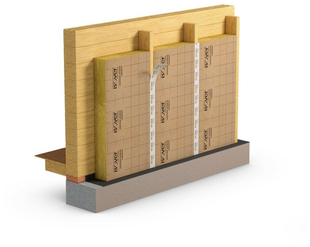 Лента изоляционная Паранет 60 мм × 20 м Isover - фото №2