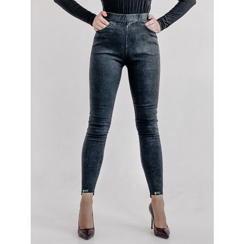 фото Джинсы скинни bun, размер 44, черный