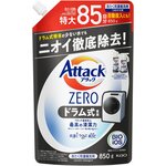 Жидкое средство для стирки суперконцентрированное KAO Attack ZERO Plus Антибактериальный сменная упаковка 850 гр - изображение