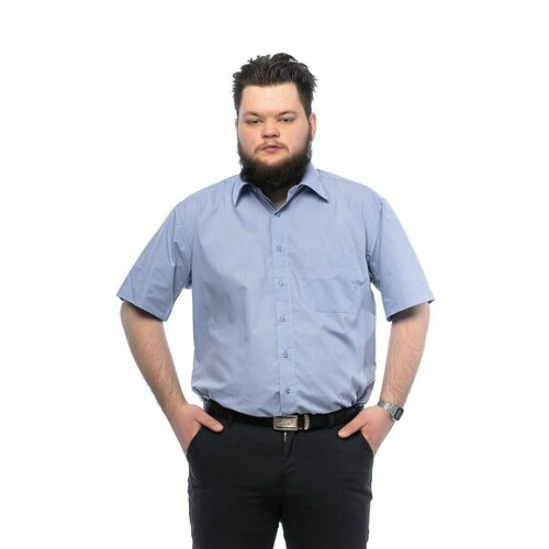 фото Рубашка imperator, размер 46/s (178-186, 39 ворот), синий