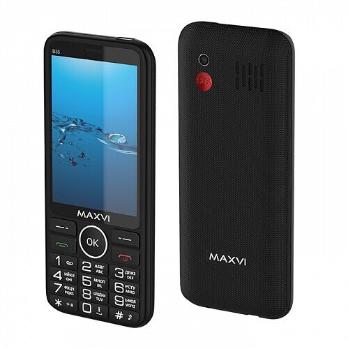 Сотовый телефон MAXVI B35 черный