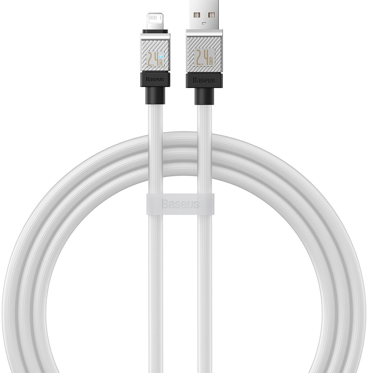 Кабель Baseus CoolPlay Series Fast Charging Cable USB - Apple Lightning 2.4A 1m (CAKW000402) Белый