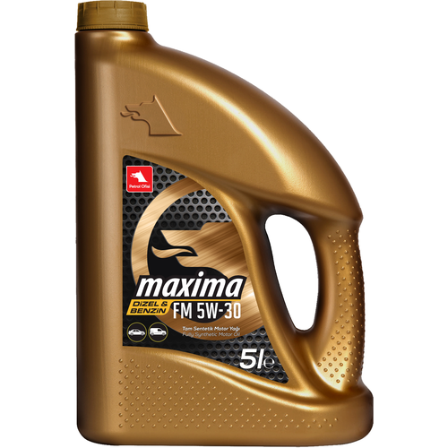 Масло моторное 5W30 Petrol Ofisi MAXIMA FM синтетика (5л.)
