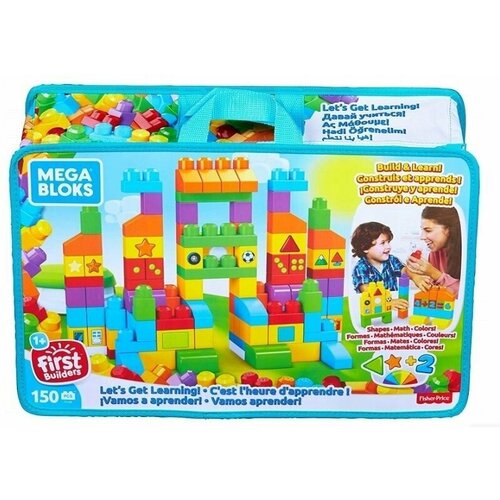 Конструктор для малышей Блоки Fisher-Price Mattel Mega Bloks 150 шт