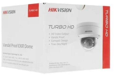 5Мп уличная купольная HD-TVI камера Камера видеонаблюдения HD-TVI уличная Hikvision DS-2CE57H8T-VPITF (2.8mm) - фото №7