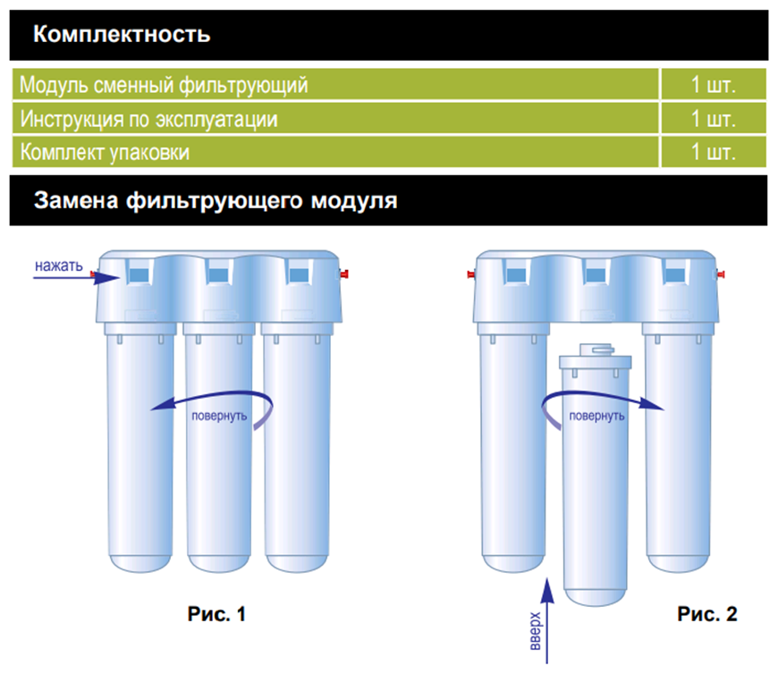 Аквафор K7B Модуль для проточных фильтров, 1 уп, 1 шт.