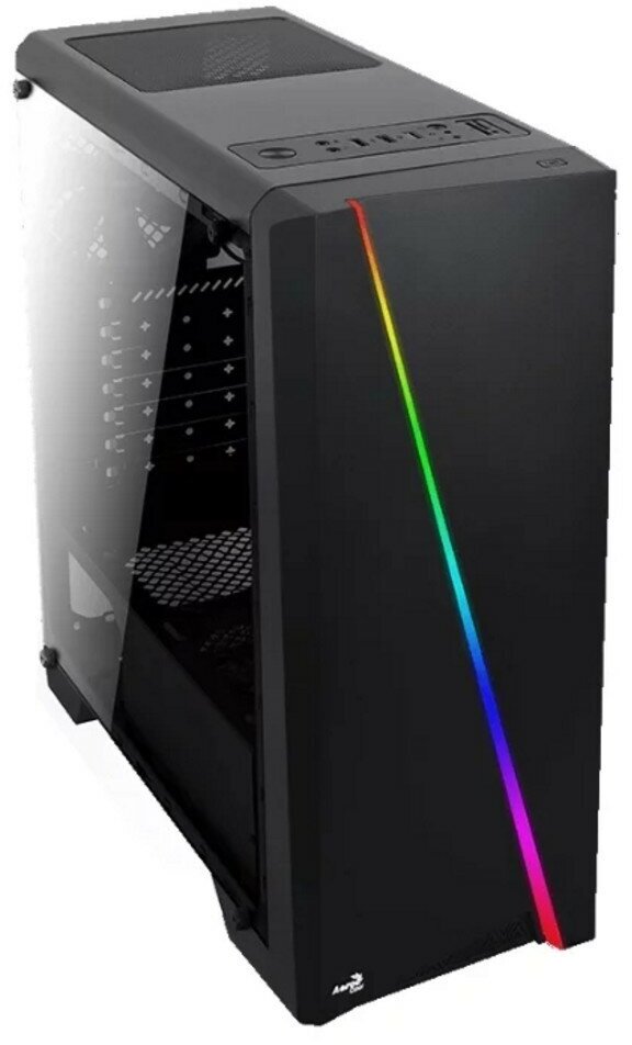 Корпус MidiTower AeroCool Cylon Black (ATX, USB2.0 x2, Usb3.0 x 1, Без БП) (4713105968842)