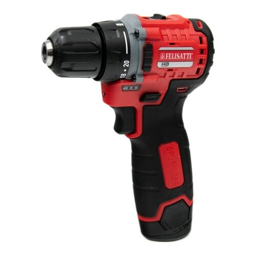 Дрель-шуруповерт аккумуляторный FELISATTI ДА-12В 12В 2Ач кейс 647900₽