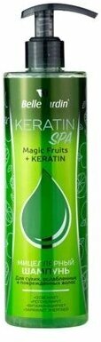 B. J. Keratin Spa MAGIC FRUITS + KERATIN Шампунь для ослабленных и сухих волос 400 мл