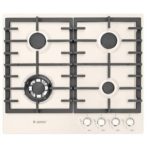 Газовая варочная поверхность GEFEST ПВГ 1214-01 К81 кремовый 14784001 1685700₽