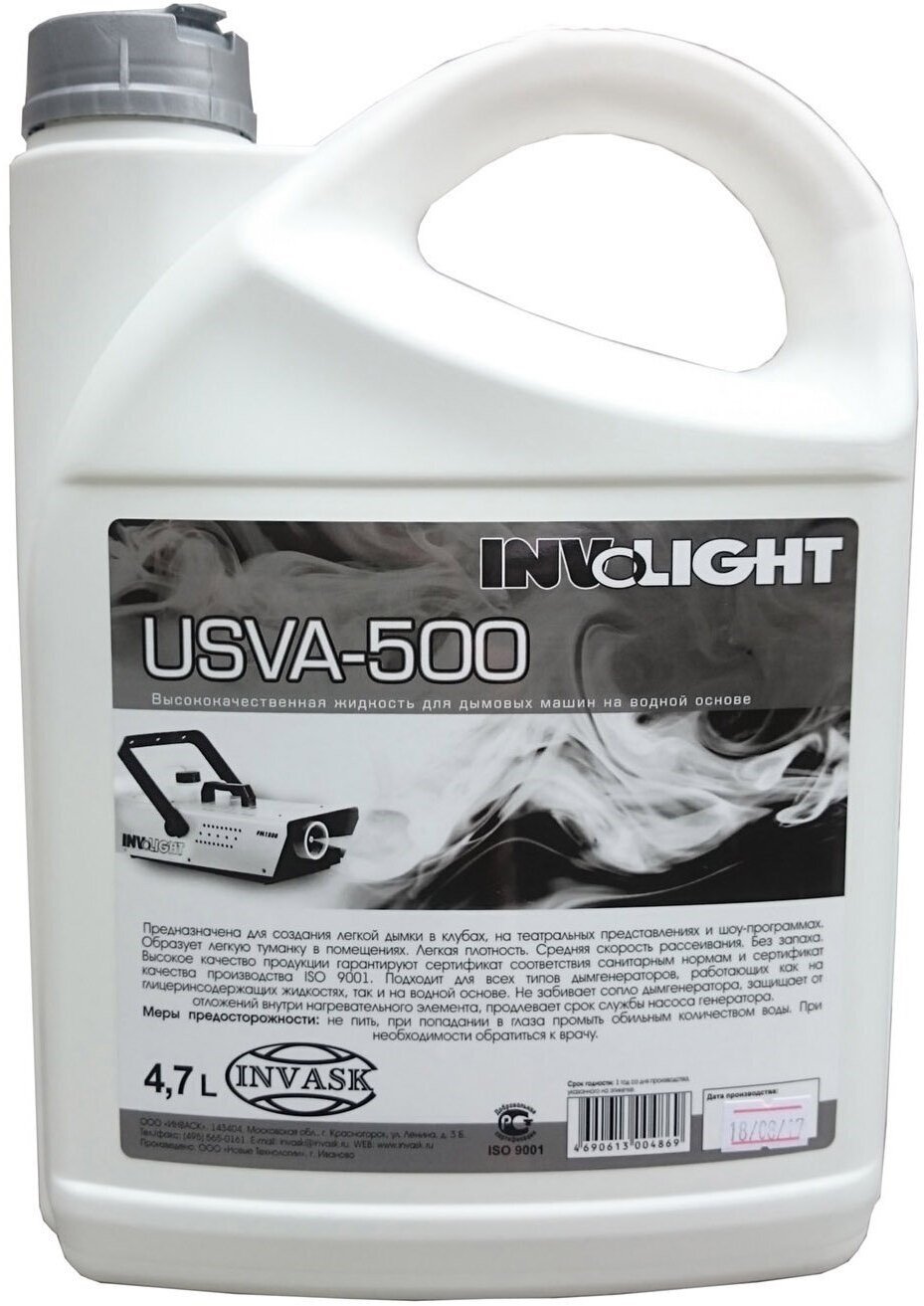 Жидкость для генератора дыма Involight USVA-500 (4,7 л)