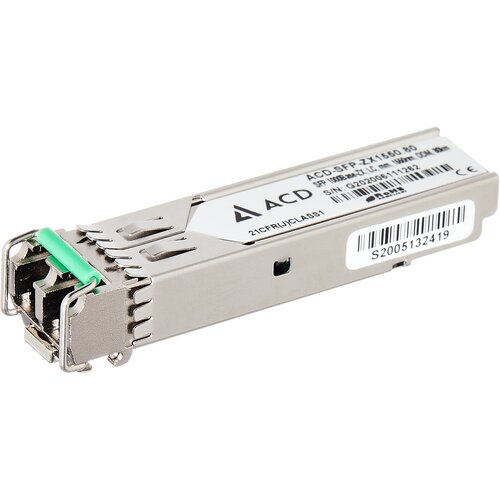 SFP трансивер ACD ACD-SFP-ZX1550.80 трансивер acd acd sfp dwdm46 80