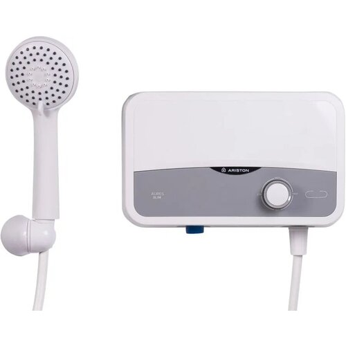 Водонагреватель Ariston Aures S 35 SH PL проточный 35кВт душ серебристый 3520016-v 817000₽