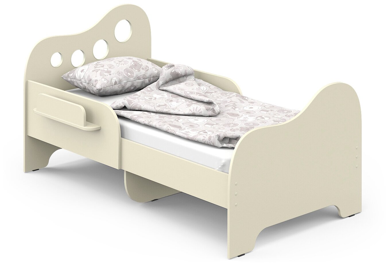 Кровать подростковая Baby Master Asne 160х80 слоновая кость