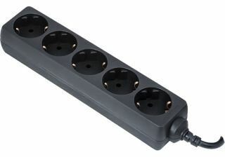 Сетевой фильтр ExeGate 5 Sockets 1.2m SPU-5-1.2B Black 221201