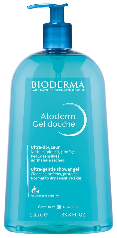 BIODERMA атодерм гель для душа, 1000 мл