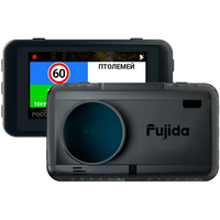 Видеорегистратор Fujida Zoom Smart S WiFi с GPS информатором, WiFi-модулем и магнитным креплением